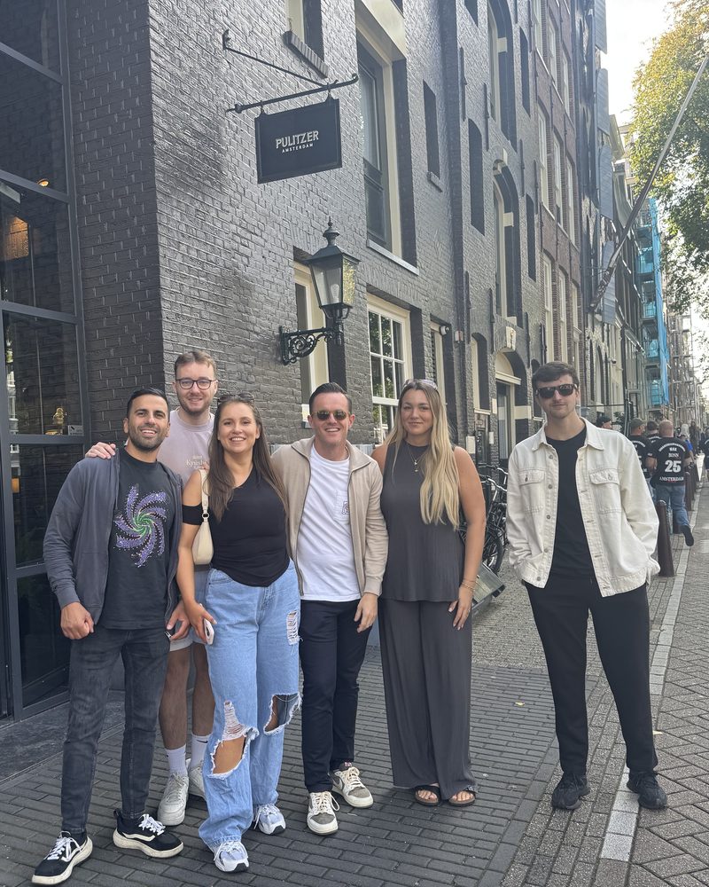 The team in Amsterdam